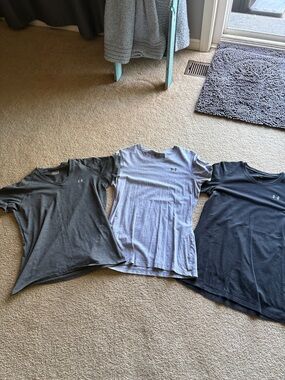 Under Armour Women's Short Sleeve Tees - Black, Gray, Light Gray